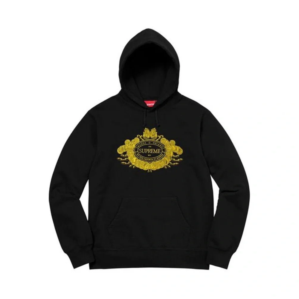 Supreme Love or Hate Hooded Sweatshirt in Black Like New - Picture 14 of 14